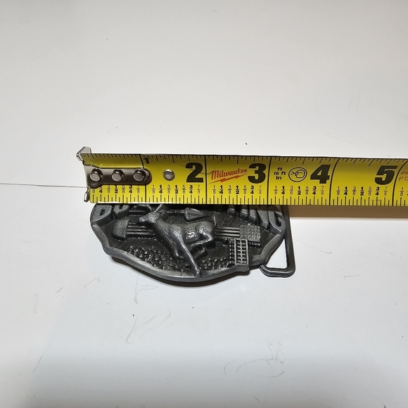 Bowhunting Deer/Buck Western Style Belt Buckle Unbranded 3.25" × 2.5" - Picture 7 of 8